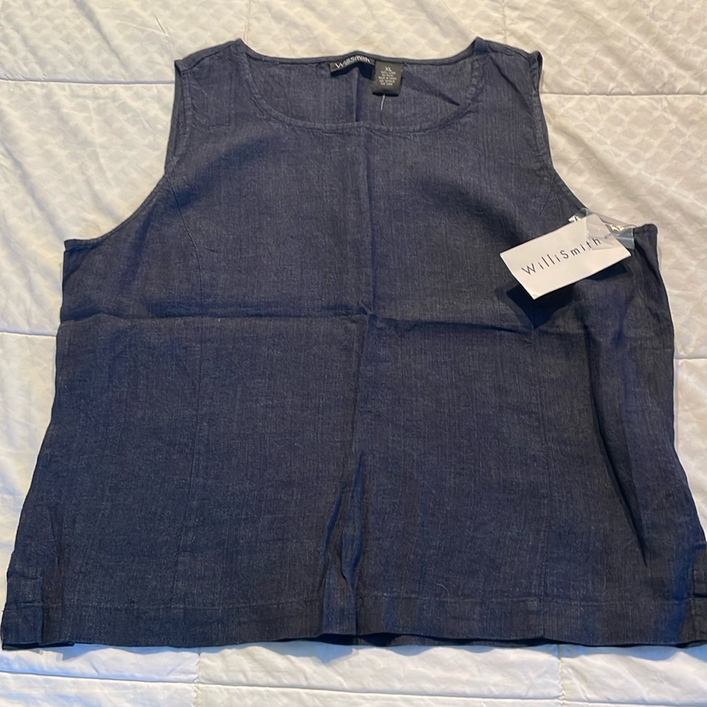 Willi Smith linen top